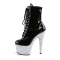 Adore-1020LG - Black Pat Silver Multi Glitter  