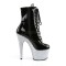 Adore-1020LG - Black Pat Silver Multi Glitter  