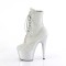 Adore-1020RM - Silver Faux Sude Rhinestones Mesh Matte