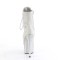 Adore-1020RM - Silver Faux Sude Rhinestones Mesh Matte