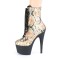 Adore-1020SP - Gold Hologram Snake Print Black Matte  