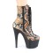 Adore-1020SP - Gold Hologram Snake Print Black Matte  
