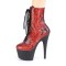 Adore-1020SP - Red Hologram Snake Print Black Matte  