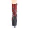 Adore-1020SP - Red Hologram Snake Print Black Matte  