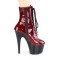 Adore-1020SP - Red Snake Print Pat Black  