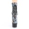 Adore-1020SP - Silver Hologram Snake Print Black Matte  