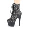 Adore-1020SPLAT - Black Velvet Silver Hologram Matte  
