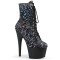 Adore-1020SPLAT - Black Velvet Silver Hologram Matte  