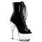 Adore-1021 - Black Pat/Clear