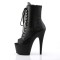 ADORE-1021 - Black Faux LeatherBlack Matte