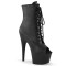ADORE-1021 - Black Faux LeatherBlack Matte