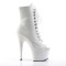 ADORE-1021 - White Faux Leather White