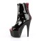 Adore-1025 - Black Red Pat  
