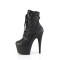 Adore-1033 - Black Faux Leather Matte