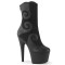 Adore-1034 - Black Faux Suede Leather Matte