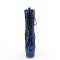 Adore-1040SPF - Blue Metallic Snake Print Fabric M
