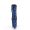 Adore-1040SPF - Blue Metallic Snake Print Fabric M