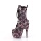Adore-1040SPF - Pink Metallic Hologram Snake Print Fabric