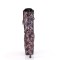 Adore-1040SPF - Pink Metallic Hologram Snake Print Fabric