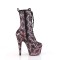 Adore-1040SPF - Pink Metallic Hologram Snake Print Fabric