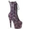 Adore-1040SPF - Pink Metallic Hologram Snake Print Fabric