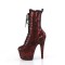 Adore-1040SPF - Red Metallic Snake Print Fabric M
