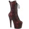 Adore-1040SPF - Red Metallic Snake Print Fabric M