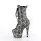Adore-1040SPF - Silver Metallic Hologram Snake Print Fabric