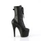 Adore-1043 - Black Faux Leather Matching