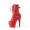 Adore-1043 - Red Faux Leather Matching