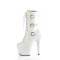 Adore-1043 - White Faux Leather Matching