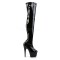 Adore-3000 - Black Stretch Patent/Black