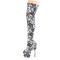Adore-3000DP - White Black Str Fabric