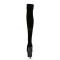 Adore-3002 - Black Stretch Velvet/Black