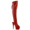 Adore-3019 - Red Faux Leather Matte