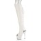 Adore-3019 - White Faux Leather Matte