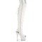 Adore-3019 - White Faux Leather Matte