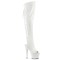 Adore-3019 - White Faux Leather Matte
