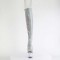 Adore-3019C-RS - Silver AB Rhinestones Faux Suede Clear