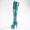 Adore-3020GP - Teal Glitter Patent