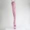 Adore-3021GP - Pink Glitter Patent
