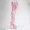 Adore-3021GP - Pink Glitter Patent