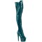 Adore-3021GP - Teal Glitter Patent