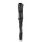 Adore-3028 - Black Faux Leather Matte  