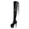 Adore-3063 - Black Stretch Patent/Black