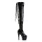 Adore-3063 - Black Stretch Patent/Black