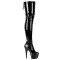 Adore-3063 - Black Stretch Patent/Black