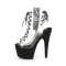 Adore-700-30FS - Clear Black Faux Suede  