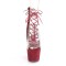 Adore-700-30FS - Clear Burgundy Faux Suede  