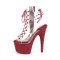 Adore-700-30FS - Clear Burgundy Faux Suede  